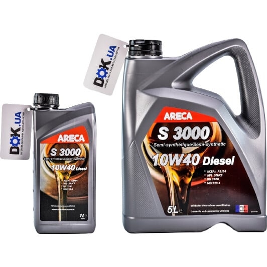 Моторное масло Areca S3000 Diesel 10W-40 на Volvo 940