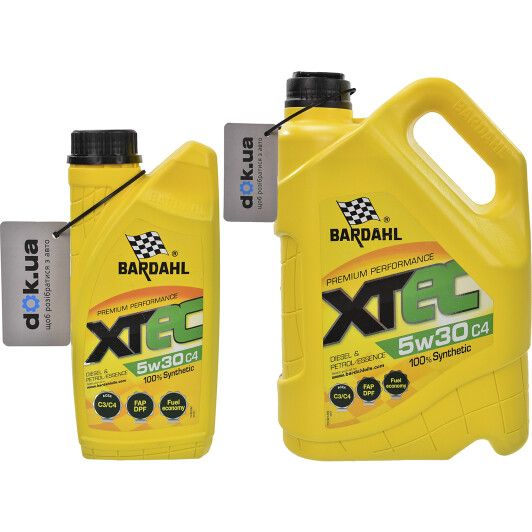 Моторное масло Bardahl XTEC C4 5W-30 на Lexus RC