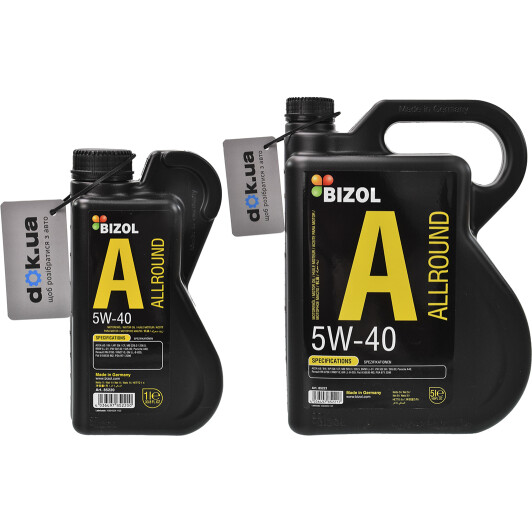 Моторна олива Bizol Allround 5W-40 на Volvo 440/460