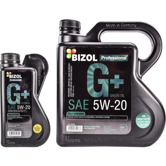 Моторна олива Bizol Green Oil+ 5W-20 на Citroen C2