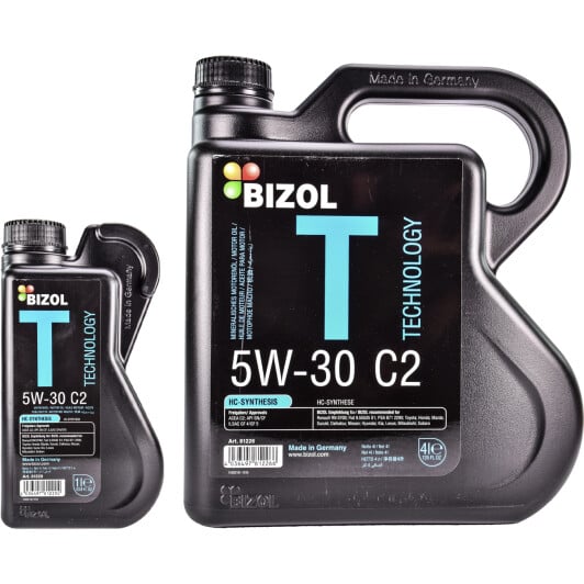 Моторное масло Bizol Technology C2 5W-30 на Toyota Paseo