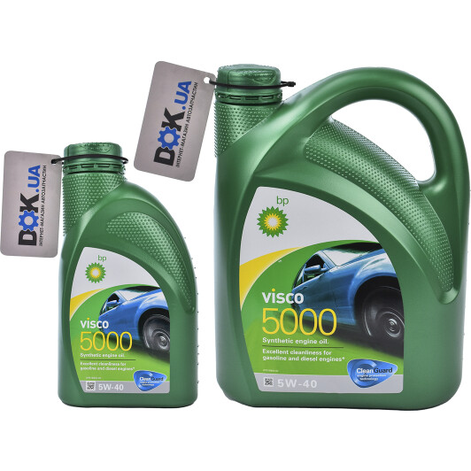 Моторное масло BP Visco 5000 5W-40 на Daewoo Tico