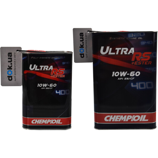 Моторна олива Chempioil Ultra RS+Ester 10W-60 на Fiat Stilo