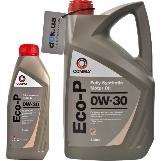 Моторное масло Comma Eco-P 0W-30 на Opel Zafira