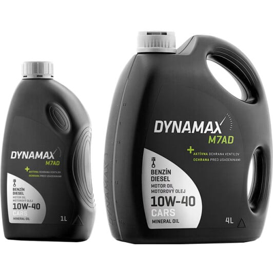 Моторна олива Dynamax M7AD 10W-40 на Hyundai Getz