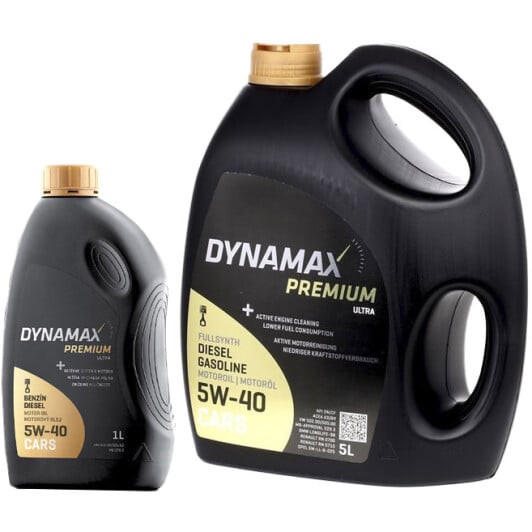 Моторна олива Dynamax Premium Ultra 5W-40 на Opel Calibra