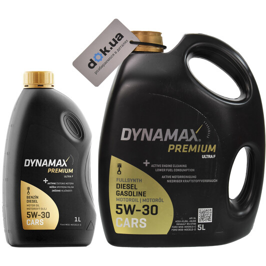 Моторна олива Dynamax Premium Ultra F 5W-30 на Ford S-MAX