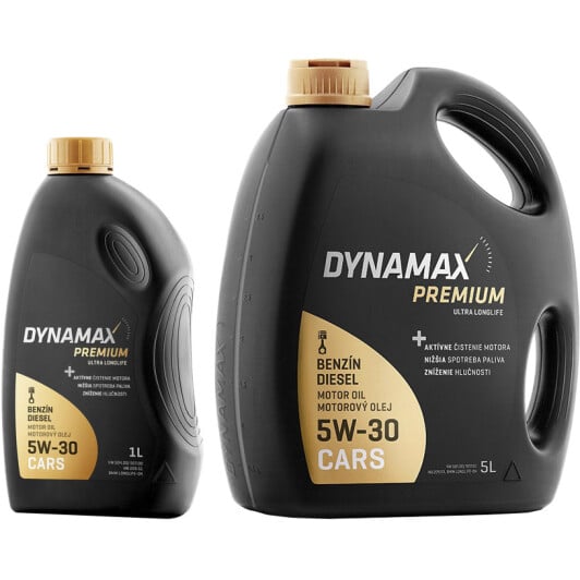 Моторна олива Dynamax Premium Ultra Longlife 5W-30 на Skoda Favorit