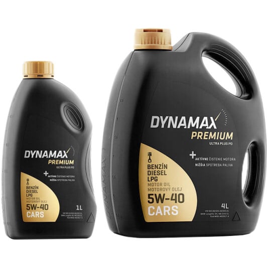 Моторна олива Dynamax Premium Ultra Plus PD 5W-40 на Nissan Sunny