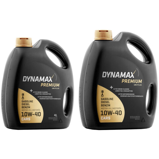 Моторна олива Dynamax Premium Uni Plus 10W-40 на Nissan Micra