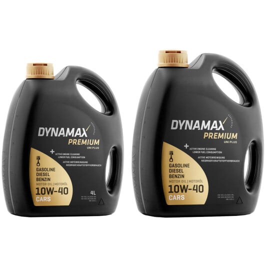 Моторное масло Dynamax Premium Uni Plus 10W-40 на Hyundai Getz