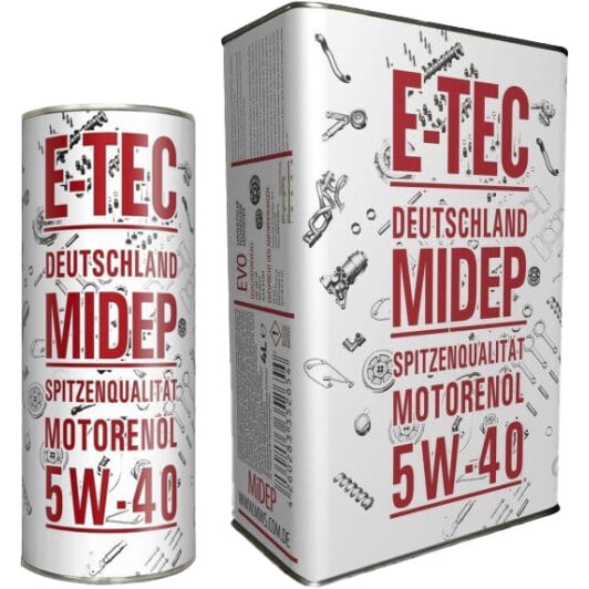 Моторное масло E-TEC EVO 5W-40 на Opel Insignia