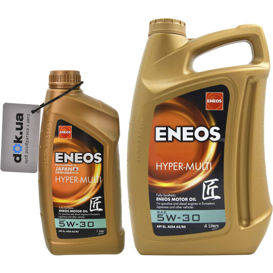 Моторное масло Eneos Hyper-Multi 5W-30 на Hyundai Getz
