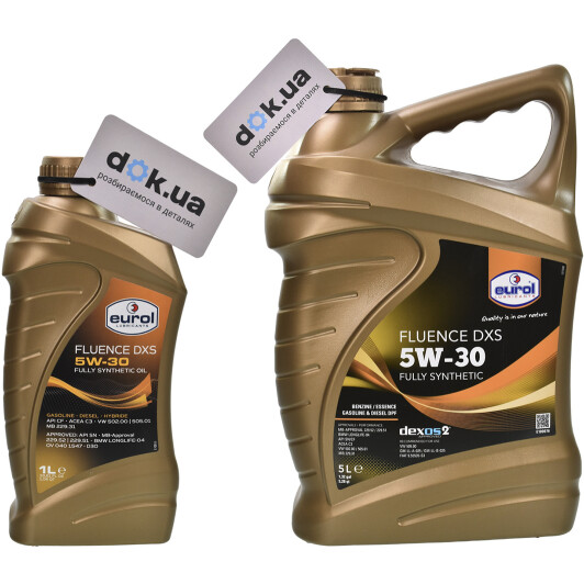 Моторное масло Eurol Fluence DXS 5W-30 на Citroen DS5