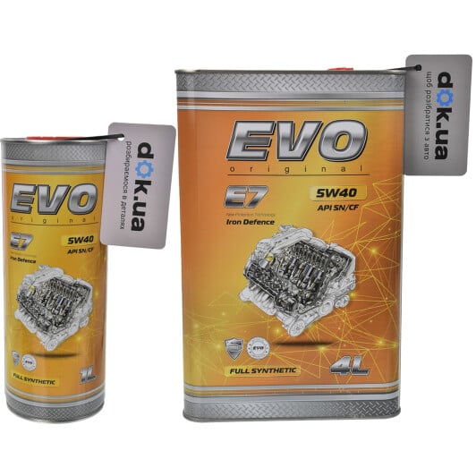 Моторное масло EVO E7 5W-40 на MINI Clubman
