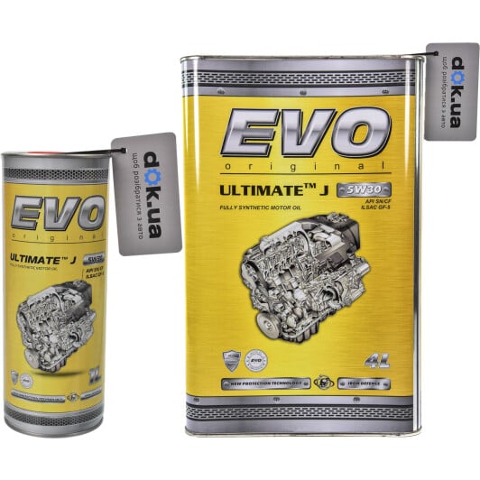 Моторное масло EVO Ultimate J 5W-30 на Infiniti EX