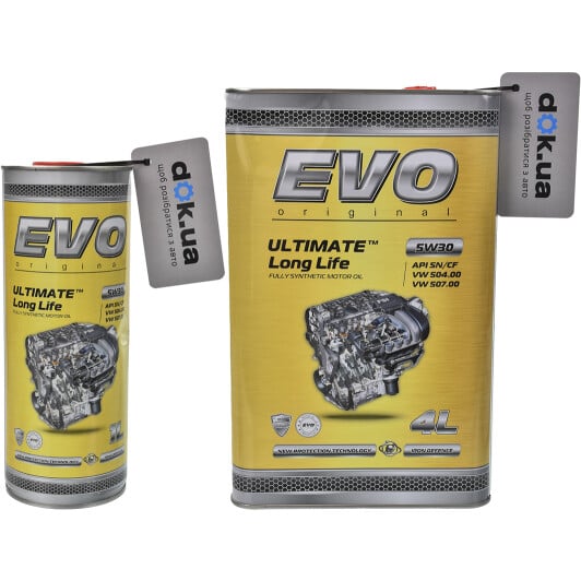 Моторна олива EVO Ultimate LongLife 5W-30 для Chevrolet Aveo на Chevrolet Aveo