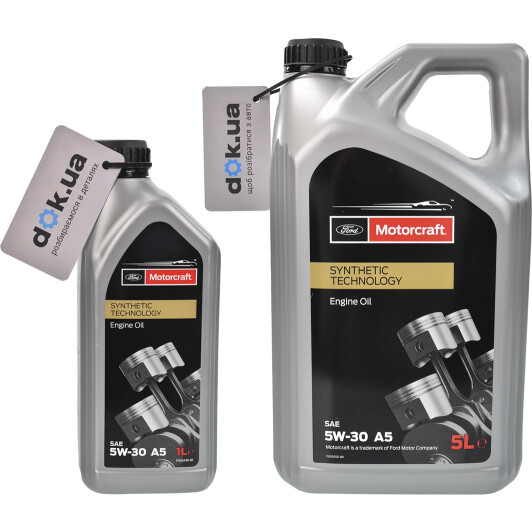Масло Ford Motorcraft A5 5W-30 на Porsche Cayenne