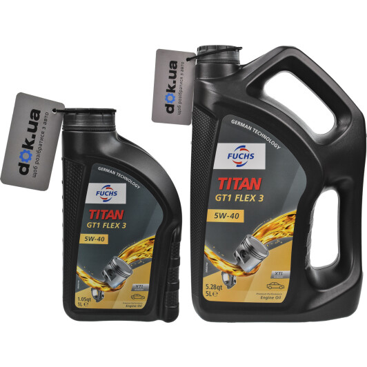 Моторное масло Fuchs Titan GT1 Flex 3 5W-40 на Toyota Liteace