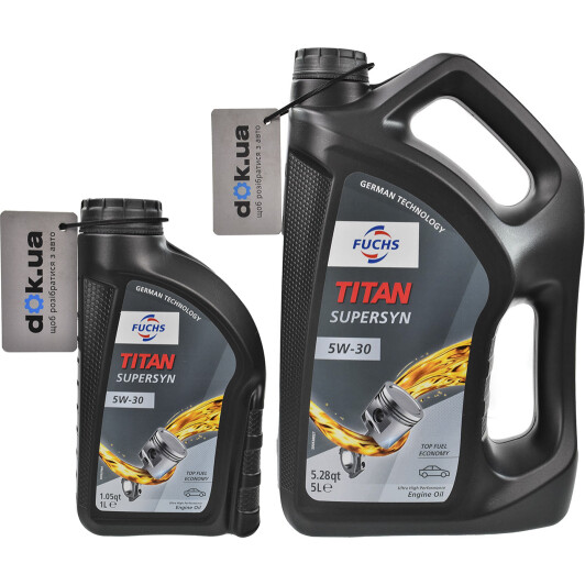 Моторное масло Fuchs Titan Supersyn 5W-30 для Nissan Primastar на Nissan Primastar