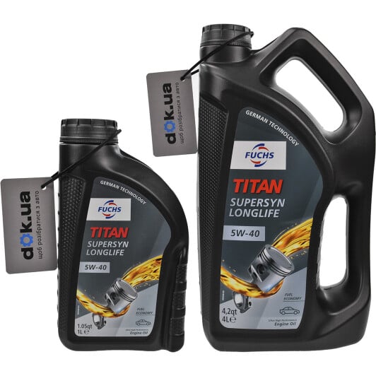 Моторное масло Fuchs Titan Supersyn Long Life 5W-40 на BMW 2 Series