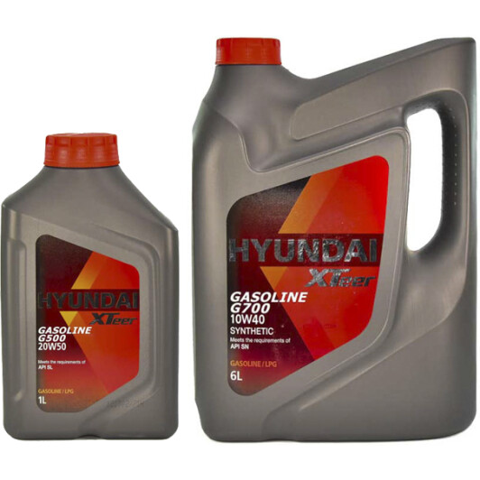 Моторное масло Hyundai XTeer Gasoline G500 20W-50 на Fiat Linea