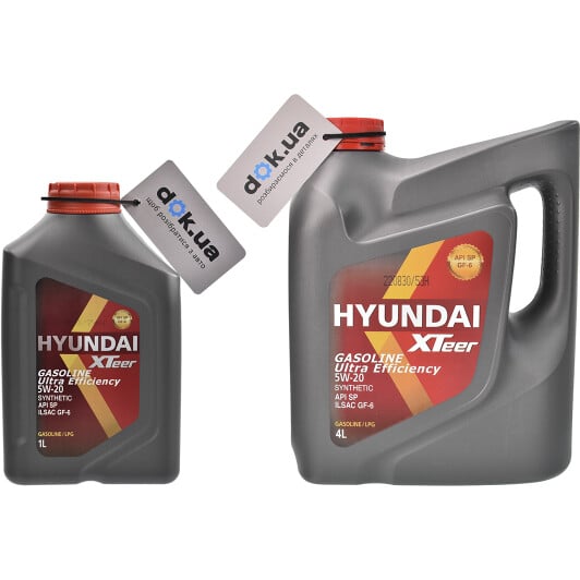 Моторна олива Hyundai XTeer Gasoline Ultra Efficiency 5W-20 на BMW X3
