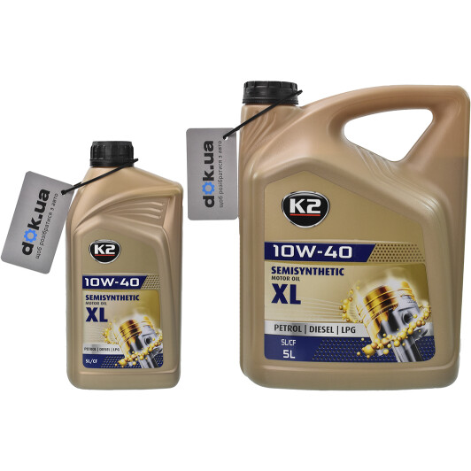 Моторное масло K2 XL 10W-40 на Honda Civic