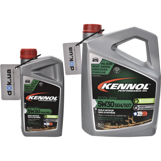 Моторное масло Kennol Ecology 504/507 5W-30 на Fiat Regata