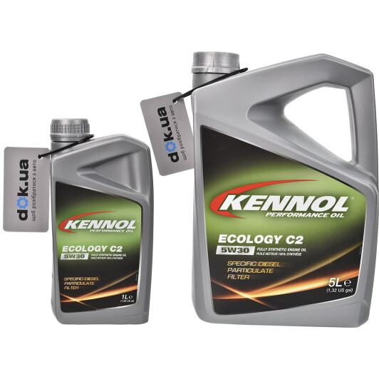 Моторна олива Kennol Ecology C2 5W-30 на Mazda 626