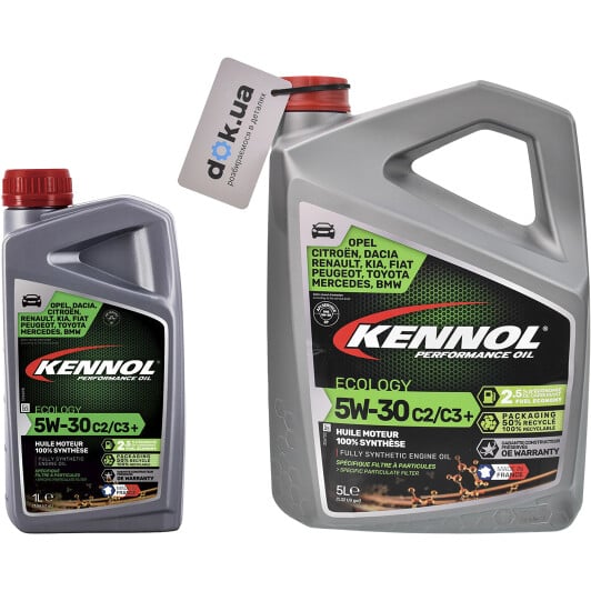 Моторна олива Kennol Ecology C2/C3+ 5W-30 на Honda Civic