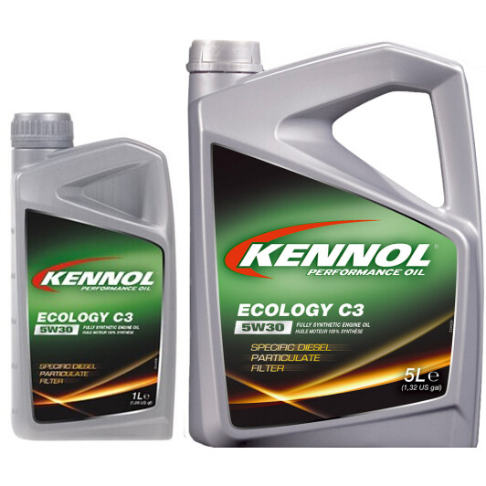 Моторна олива Kennol Ecology C3 5W-30 на Fiat Uno
