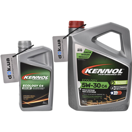 Моторное масло Kennol Ecology C4 5W-30 на Lancia Ypsilon