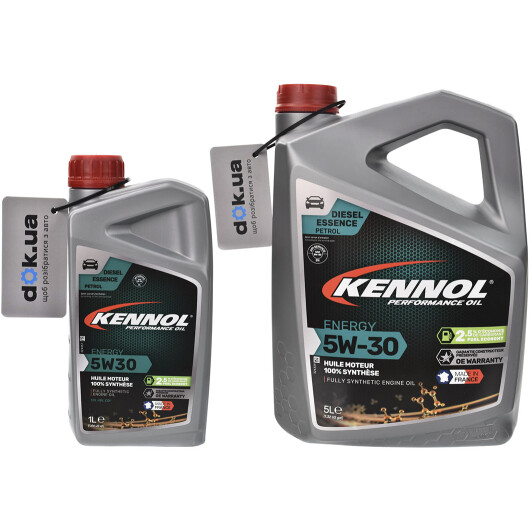 Моторное масло Kennol Energy 5W-30 на Fiat Uno