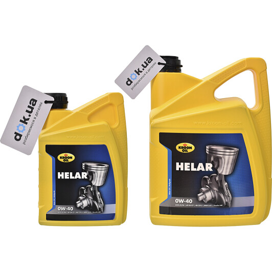 Моторное масло Kroon Oil Helar 0W-40 на Opel Insignia