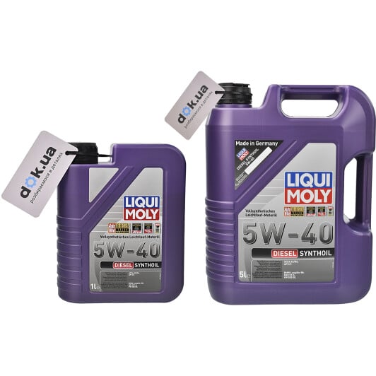 Моторна олива Liqui Moly Diesel Synthoil 5W-40 на Rover CityRover