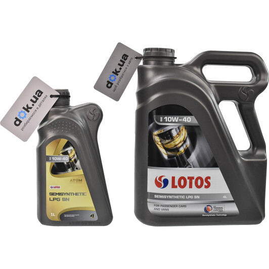 Моторна олива LOTOS Semisynthetic LPG 10W-40 на Fiat Grande Punto