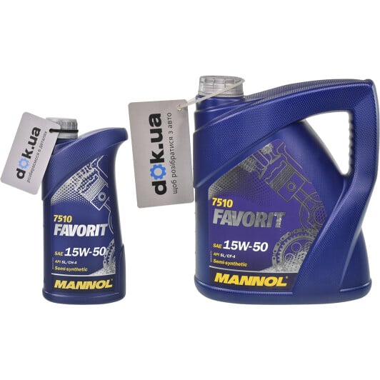 Моторное масло Mannol Favorit 15W-50 на Daihatsu Terios