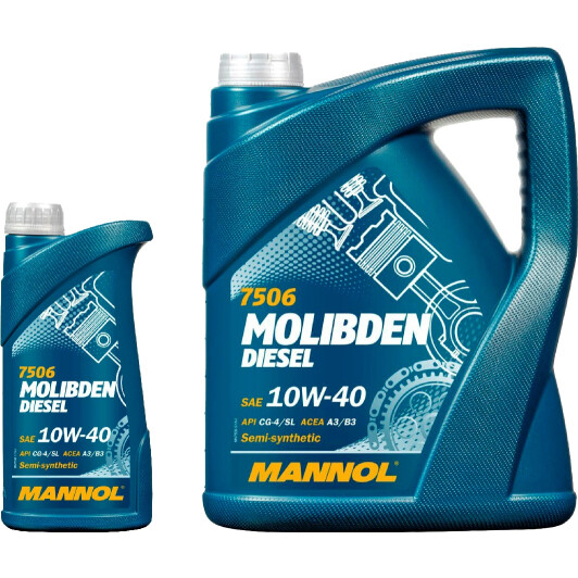 Моторное масло Mannol Molibden Diesel 10W-40 на Hyundai Pony