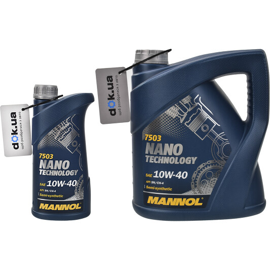 Моторное масло Mannol Nano Technology 10W-40 на Kia Opirus