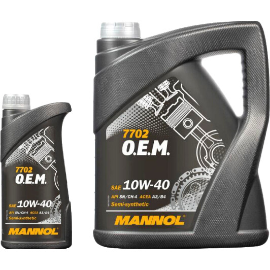 Моторна олива Mannol O.E.M. For Chevrolet Opel 10W-40 на Audi A1