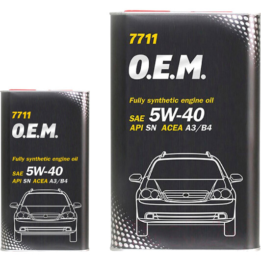 Моторное масло Mannol O.E.M. For Daewoo GM (Metal) 5W-40 на Peugeot 3008