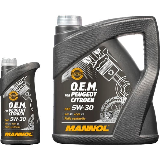 Моторное масло Mannol O.E.M. For Peugeot Citroen 5W-30 на Mazda Premacy