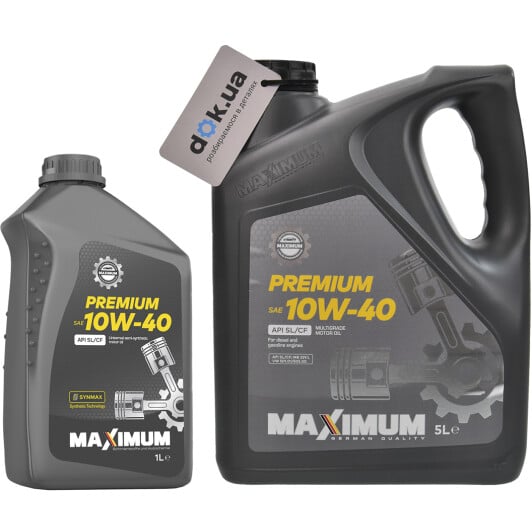 Моторна олива Maximum Premium 10W-40 на Kia Opirus
