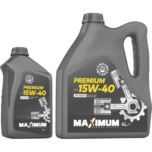 Моторна олива Maximum Premium 15W-40 на ZAZ Tavria