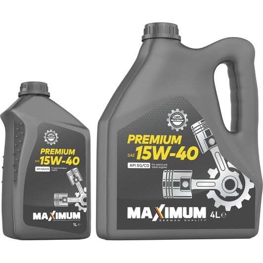 Моторна олива Maximum Premium 15W-40 на Nissan Quest