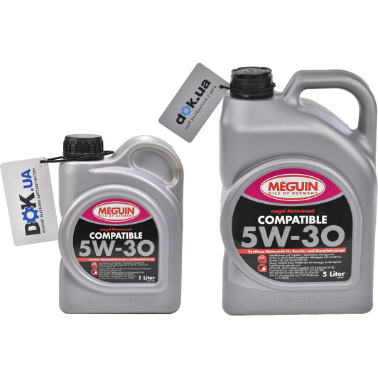 Моторное масло Meguin Compatible 5W-30 на Nissan 100 NX
