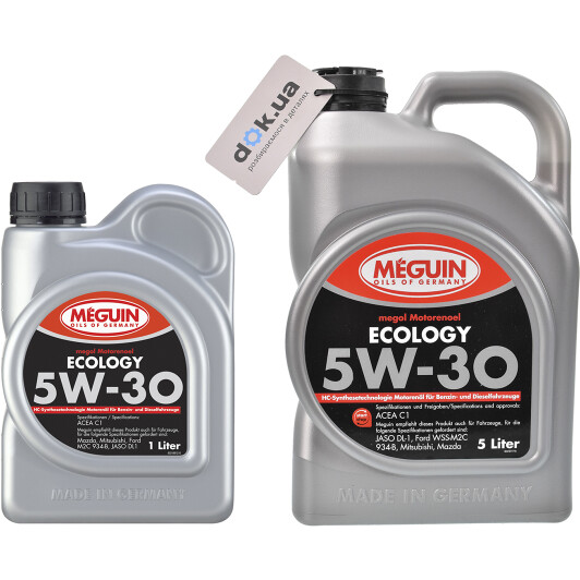 Моторное масло Meguin Ecology 5W-30 на Citroen Berlingo