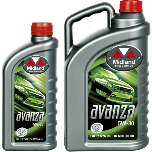 Моторное масло Midland Avanza 5W-30 на Lada 2111