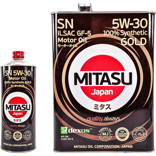 Моторна олива Mitasu Gold SN 5W-30 на Daihatsu Terios